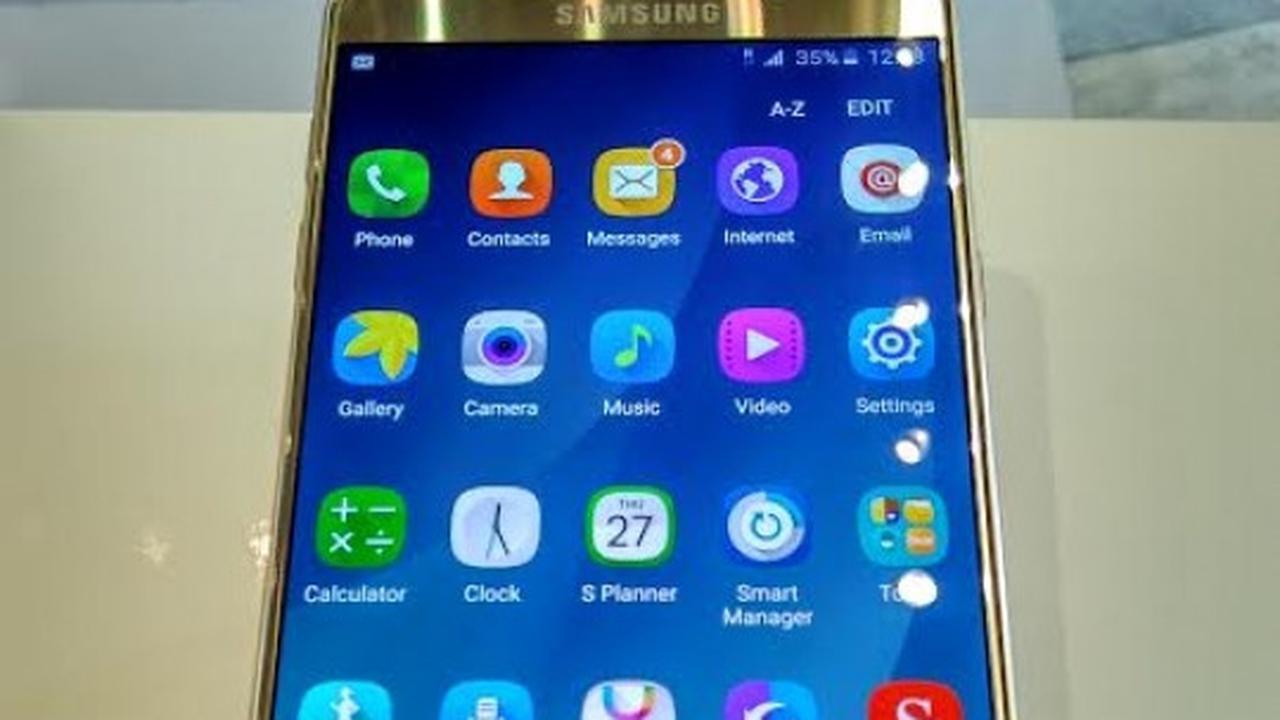 Mengintip 'wajah' cantik Samsung Galaxy Note 5 versi emas
