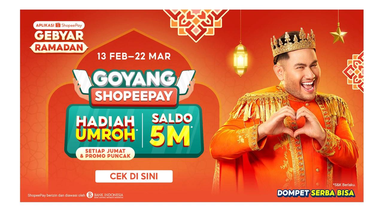 Ramadan Makin Seru dengan Goyang ShopeePay, Pengguna Ramaikan Fitur Interaktif Berhadiah