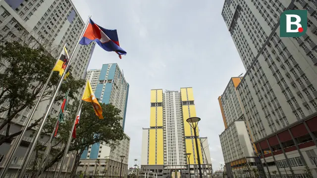 Suasana Wisma Atlet Kemayoran