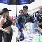 Pembalap Monster Energy Yamaha, Franco Morbidelli, menegaskan tak gentar dengan rumor yang mengaitkan Toprak Razgatlioglu sebagai penggantinya musim depan. (AFP/Mirco Lazzari)