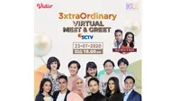 Virtual Meet and Greet pesinetron SCTV, Kamis (23/7/2020) bersama pemirsa SCTV asal Bandung dan sekitarnya.
