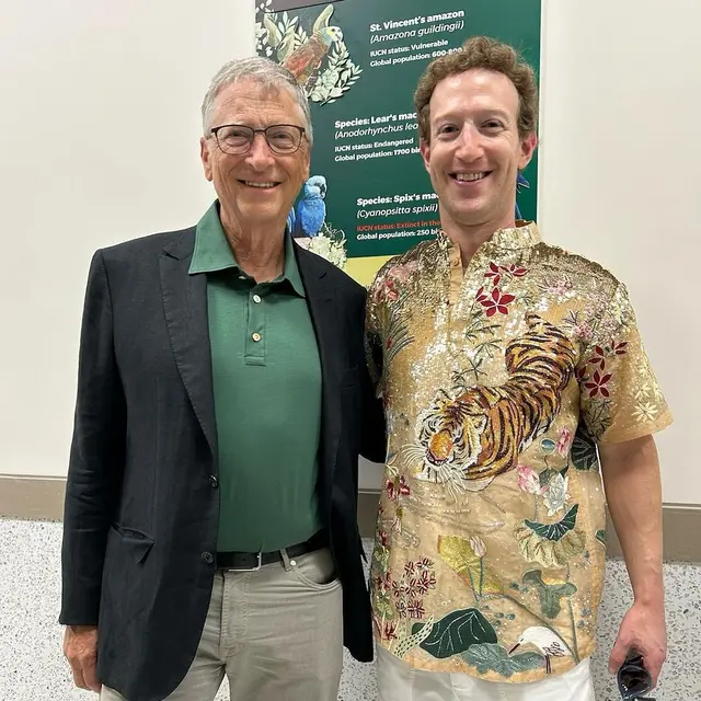 Bill Gates Puji Mark Zuckerberg, Totalitas Tampil Sesuai Tema Busana Pesta Prewedding Anak Mukesh Ambani