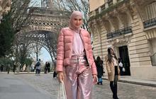Cantik dan Modis, 5 Potret Syahnaz Sadiqah Liburan ke Paris Pakai Outfit Musim Dingin Serba Pink