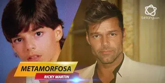 Seperti apa perubahan Ricky Martin dari masa ke masa?