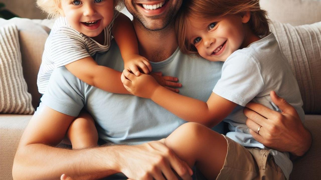 Ilustrasi Ayah dan Anak