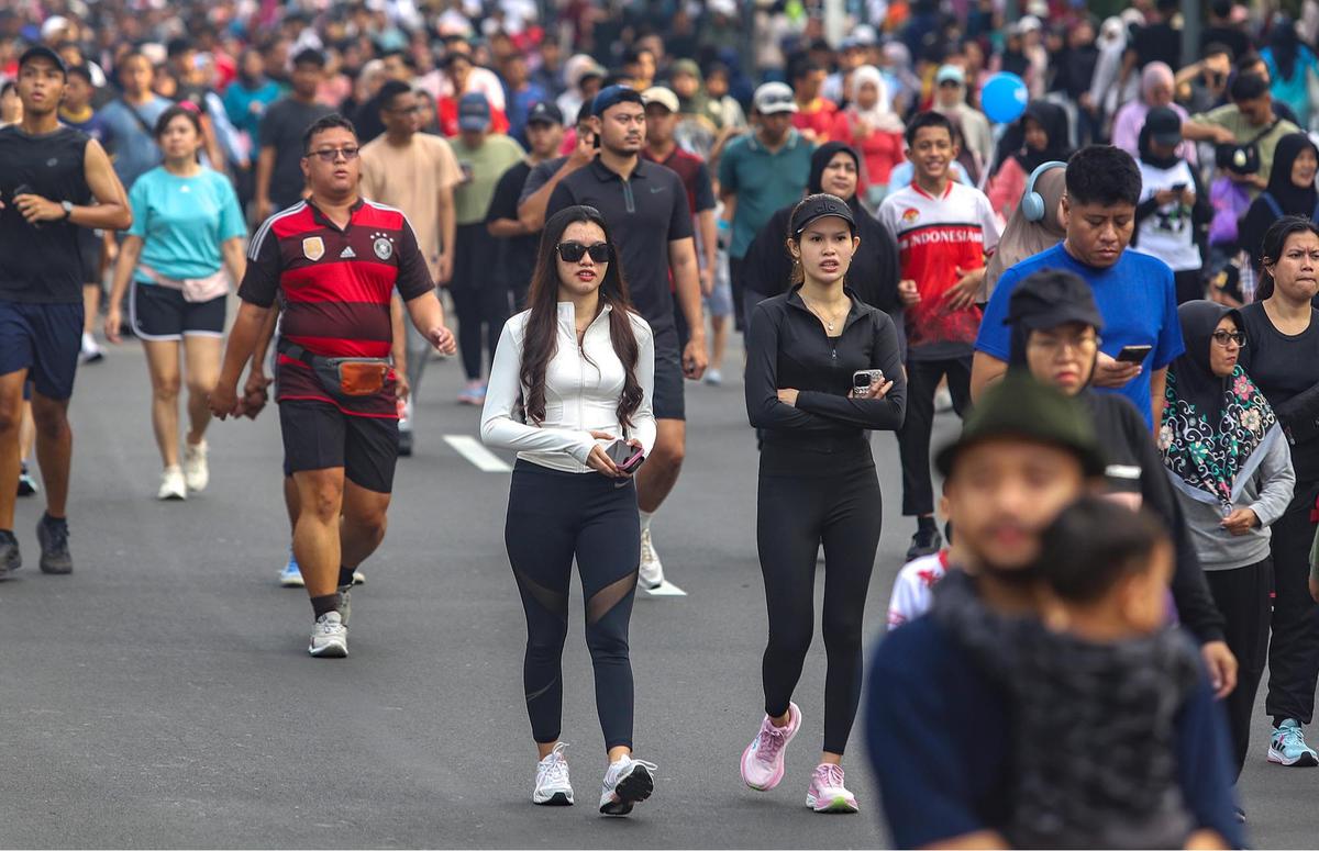 FOTO: Car Free Day, Ruang Sehat dan Ekspresi Warga Jakarta