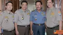Citizen6, Jakarta: Panglima TNI menerima kunjungan Pengurus Pusat Gerakan Muda Forum Komunikasi Putra Putri Purnawirawan dan Putra Putri TNI-Polri (PP GM FKPPI) di Mabes TNI Cilangkap, Jakarta Timur, Jumat (8/4). (Pengirim: Badar)