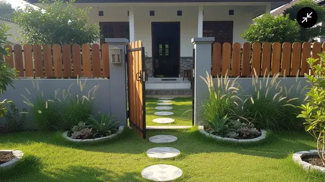 Inspirasi Taman Mini Depan Rumah Desa yang Bikin Rumah Sederhana Jadi Lebih Cantik (Image by Gemini AI)