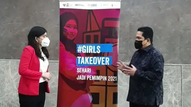 Menteri BUMN Erick Thohir menunjuk Sharon untuk menggantikannya sebagai Menteri BUMN selama satu hari.