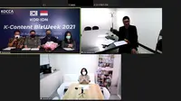 Korea Creative Content Agency (KOCCA) Indonesia menyelenggarakan K-Content BizWeek 2021
