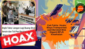 Cek Fakta: Hoaks Biaya Transportasi saat Berobat Bisa Diganti BPJS Kesehatan