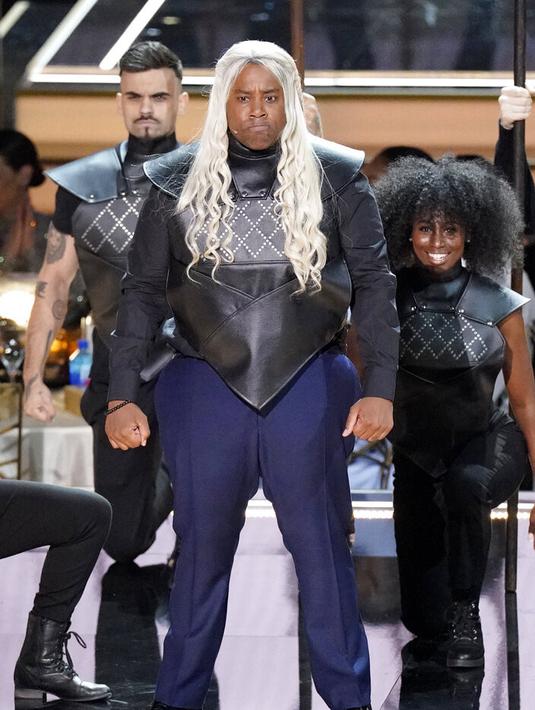 Kenan Thompson di Emmy Awards 2022. (Foto: AP Photo/Mark Terrill)