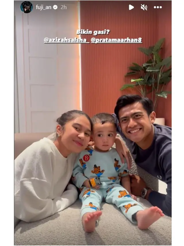 6 Potret Pratama Arhan dan Azizah Salsha Main ke Rumah Raffi Ahmad, Jenguk Cipung