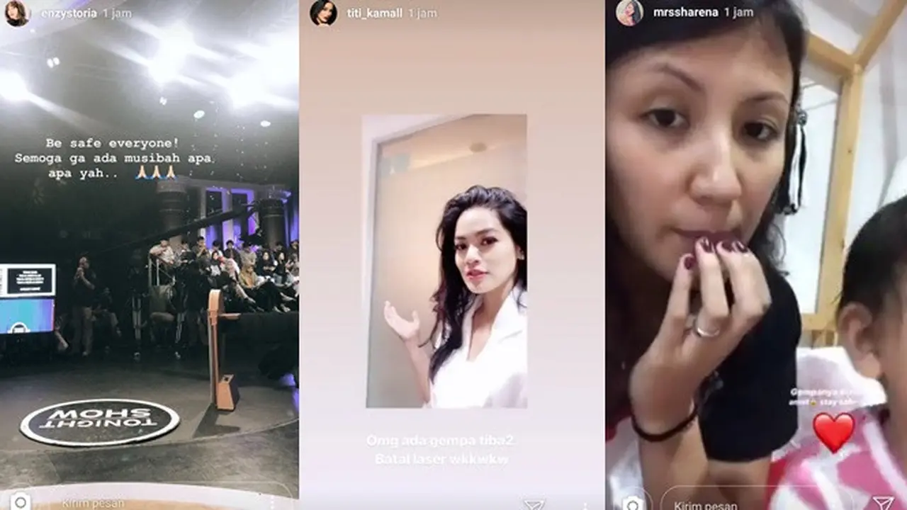 Gempa Banten Mengguncang, Ini Cerita Para Artis