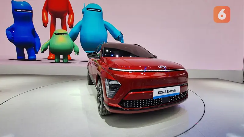 All new Hyundai Kona Electric meluncur di GIIAS 2024. (Liputan6.com/Arief Aszhari)