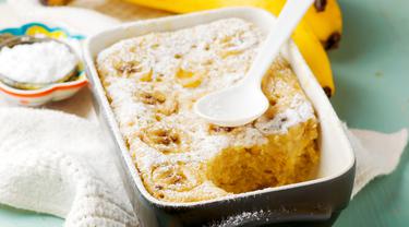 Resep Puding Roti Pisang Praktis Lembut Di Mulut Lifestyle Fimela Com