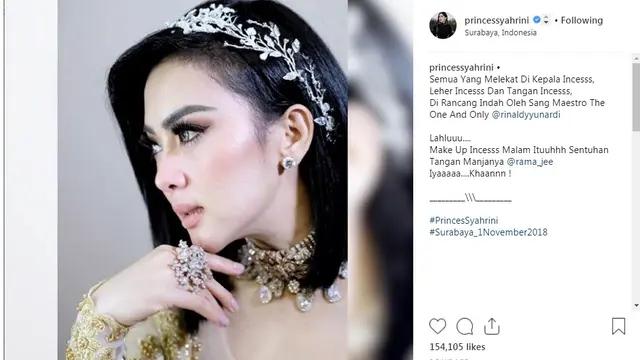 Syahrini (Foto: Instagram)