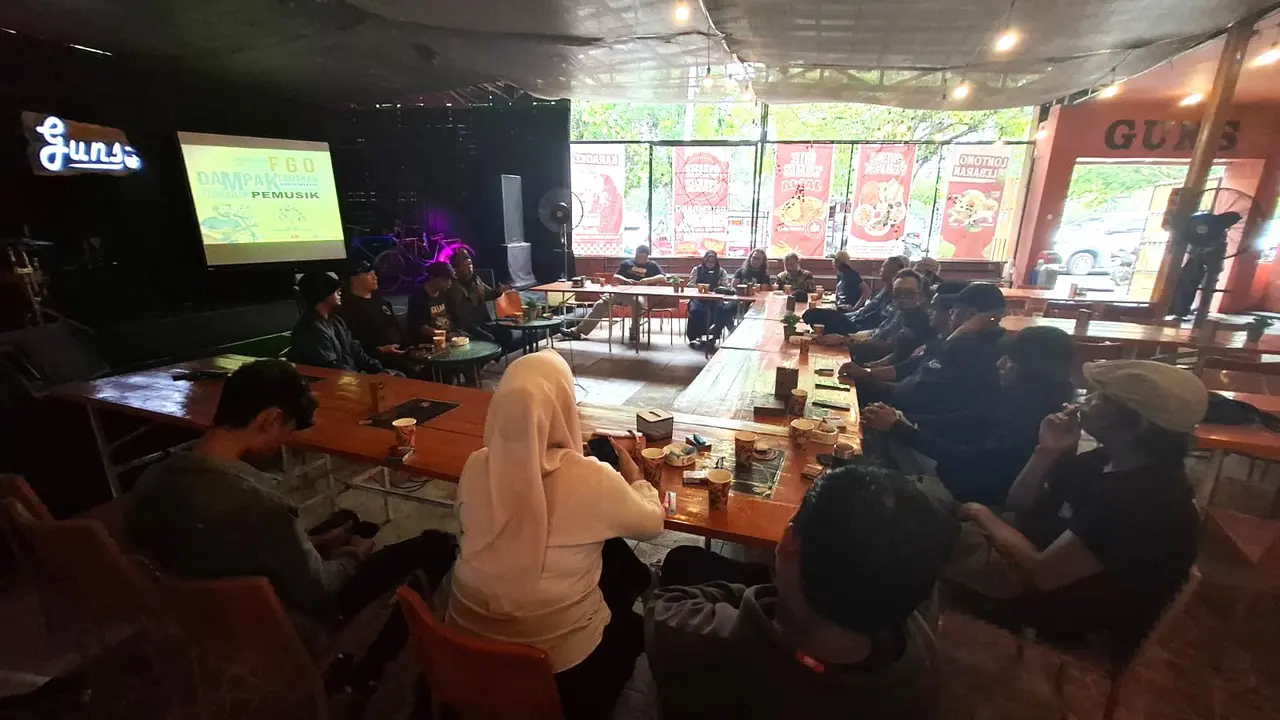 Musisi di Palembang gelar FGD membahas polemik royalti musik