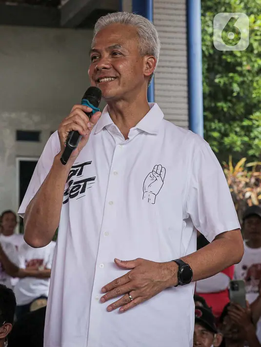 Ganjar juga akan bertemu kelompok generasi Z, millenial, dan influencer Cilacap. (Liputan6.com/Faizal Fanani)