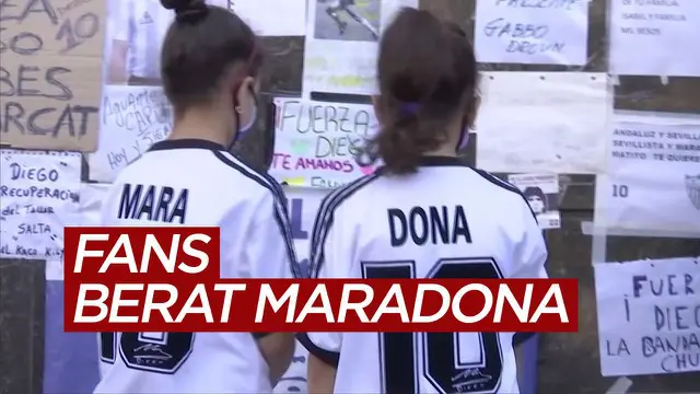 VIDEO: Saat Diego Maradona Dikunjungi Mara dan Dona