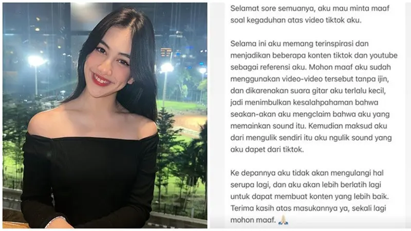 6 Potret Chelsea Davina JKT48, Viral karena Diduga Curi Sound Gitar Orang Lain