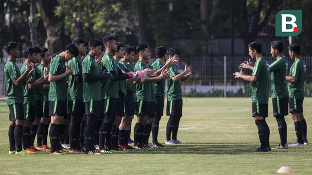 Latihan Timnas Indonesia U-19