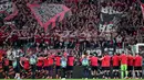Hasil imbang ini membuat Bayer Leverkusen berhak melenggang ke final dengan kemenangan agregat 4-2 setelah pada leg pertama berhasil mengalahkan AS Roma 2-0. Di final, Bayer Leverkusen akan bertanding melawan Atalanta. (Kirill KUDRYAVTSEV/AFP)