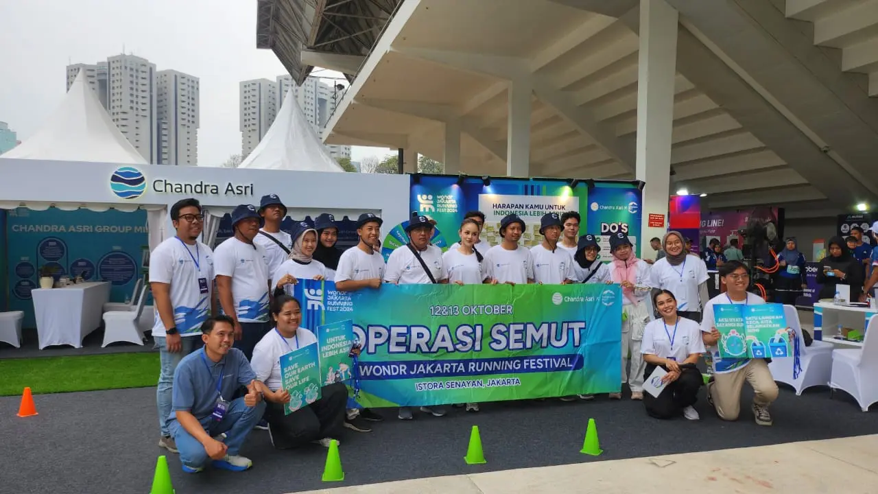 Kolaborasi Chandra Asri Group dalam Acara Jakarta Running Festival 2024.