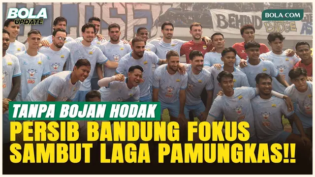 Tanpa Bojan Hodak, Persib Bandung Panaskan Mesin Jelang Laga Pamungkas Vs Persijap