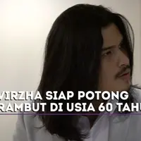Virzha belum ada rencana untuk potong rambut dalam waktu dekat ini.