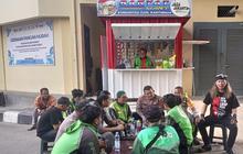 Polres Jakpus Bikin Warung dan Bengkel untuk Ojol Kamtibmas
