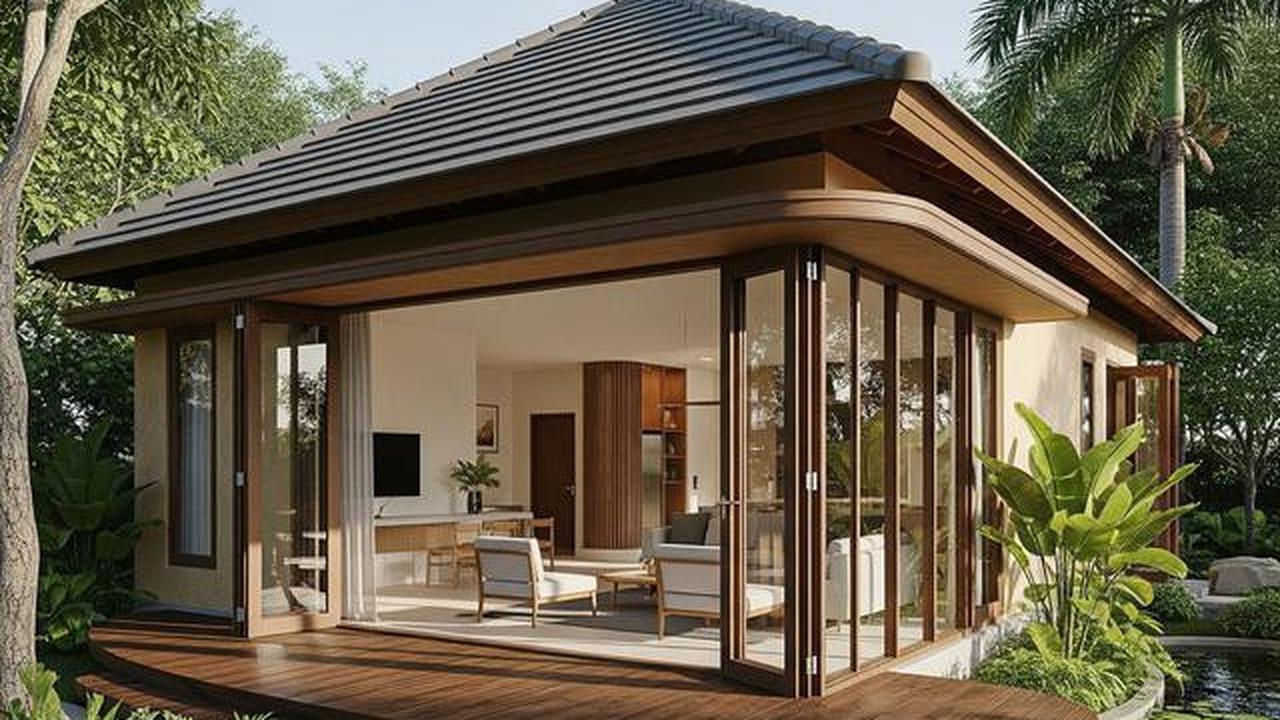 7 Model Rumah Kecil Tapi Terasa Luas dengan Pintu Kaca Lipat, Intip Inspirasinya
