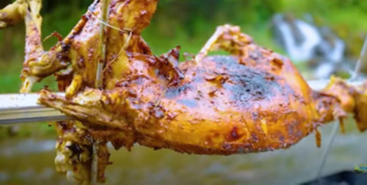 Cara Bikin Kambing Guling Utuh Masih ada Kulitnya Ala Si Jangkung