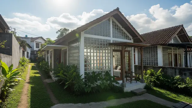 Desain Rumah yang Tetap Terang Meski Berdempetan dengan Tetangga/Gemini AI