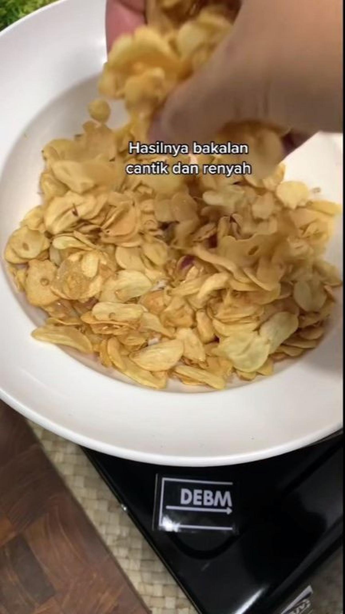 Bawang Putih Goreng Sangat Renyah dan Lezat