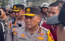 Kapolda Metro Temui Massa Demo Ojol di Patung Kuda Monas, Bawa Pesan Ini