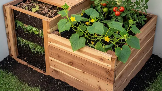 Ide Kebun Sayur Mini dengan Bedeng Kecil di Pojok Halaman