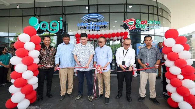 Bank Artha Graha Internasional, Electronic City, dan Grooceries City resmi membuka layanan di Ibu Kota Nusantara (IKN), (Dok OIKN)