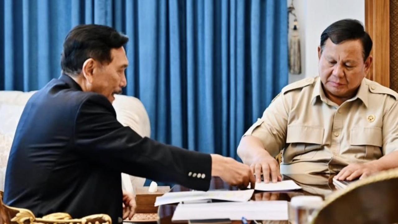 Luhut Ungkap Isi Pertemuan dengan Prabowo di Istana