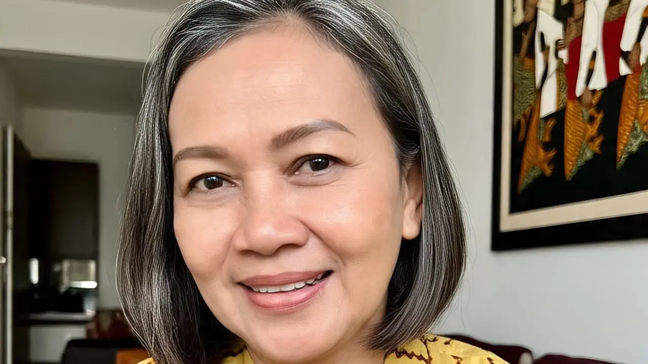 Model Rambut Ibu-Ibu Usia 50 Tahun yang Lagi Tren 2025