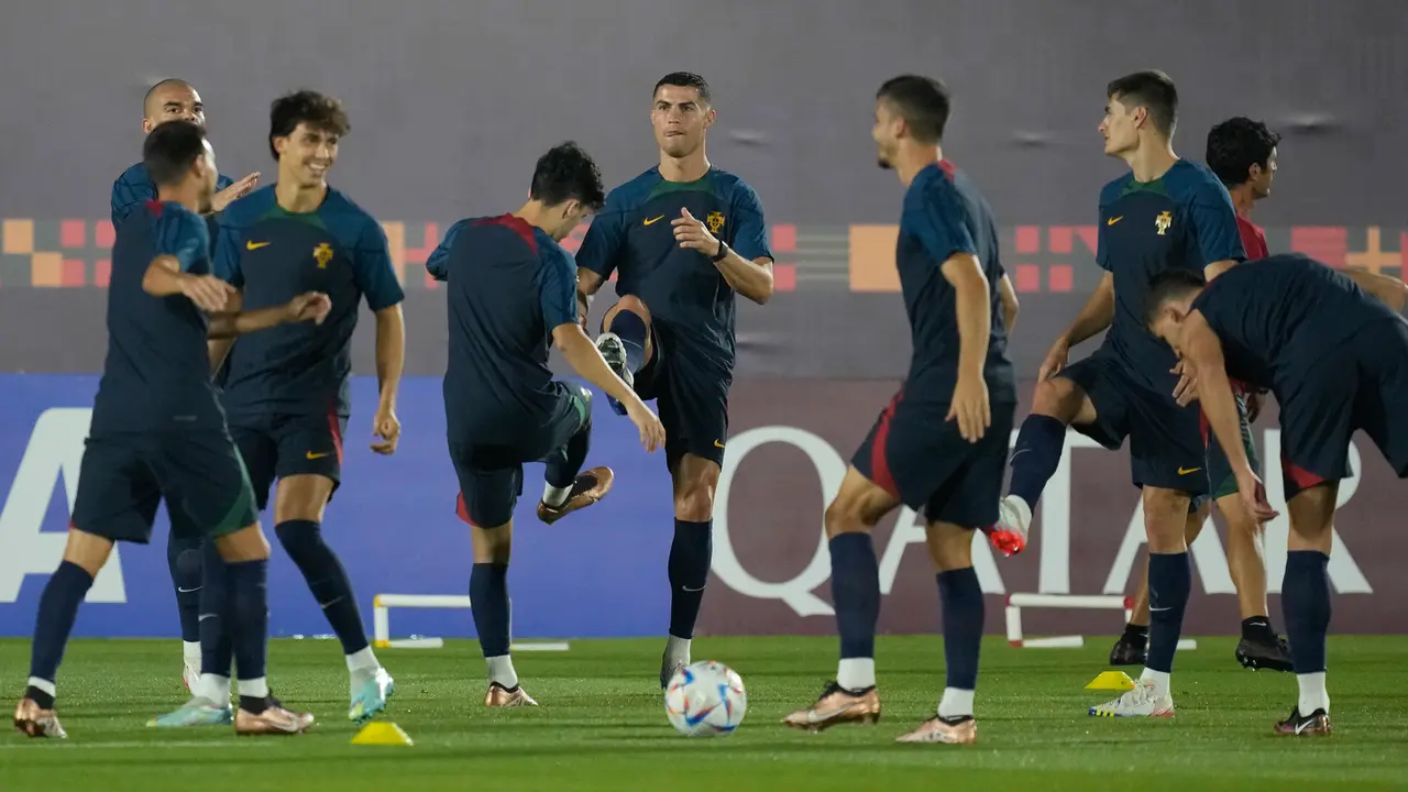 Sesi Latihan Cristiano Ronaldo Jelang Laga Perdana Portugal Melawan Timnas Ghana