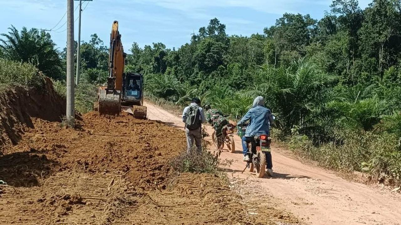 Kodim 0432 Bangka Selatan Gagas Pembangunan Jalan Pulau Lepar Sepanjang 5,5 KM