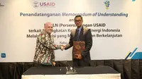 PLN bersama USAID memperkuat kerja sama guna mempercepat transformasi energi bersih dan berkelanjutan di Indonesia. (Dok PLN)