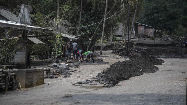 Dusun Kamar Kajang Tertimbun Material Gunung Semeru