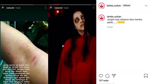 Mengerikan, Roy Kiyoshi Mimpi Dikejar Hantu Hingga Tangan Penuh Cakaran