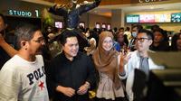 Meneg BUMN Erick Thohir nonton bareng film Gatot Kaca di XXI Epicentrum, Kuningan, Jakarta