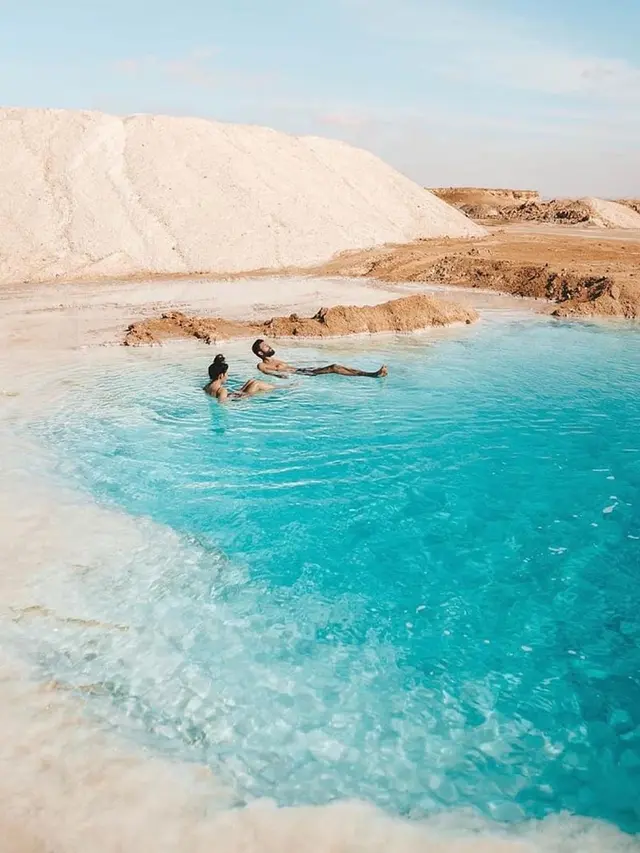 6 Potret Indah Siwa Oasis, "Kolam Renang" Alami di Tengah Gurun Mesir
