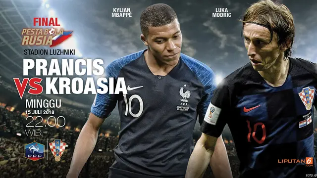 Prediksi Prancis vs Kroasia