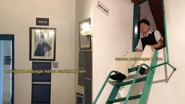 Rumah HOS Cokroaminoto yang kini menjadi sebuah museum, dulunya pun merupakan tempat kost Presiden Soekarno. (Dok: TikTok @gejapramono)