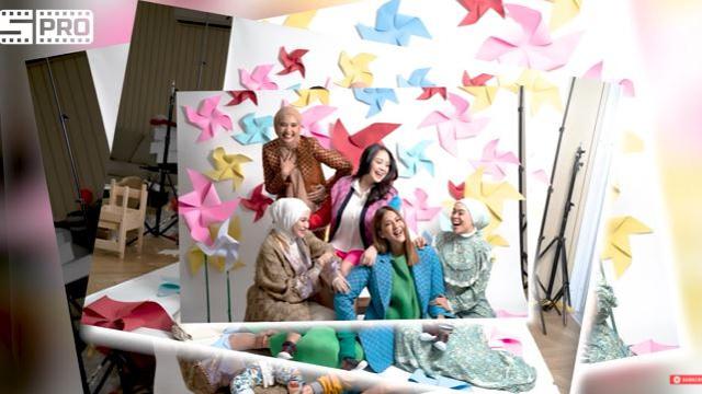 6 Gaya Pemotretan Nagita Slavina Bareng 'Geng Sultan', Kompak Ajak Buah Hati